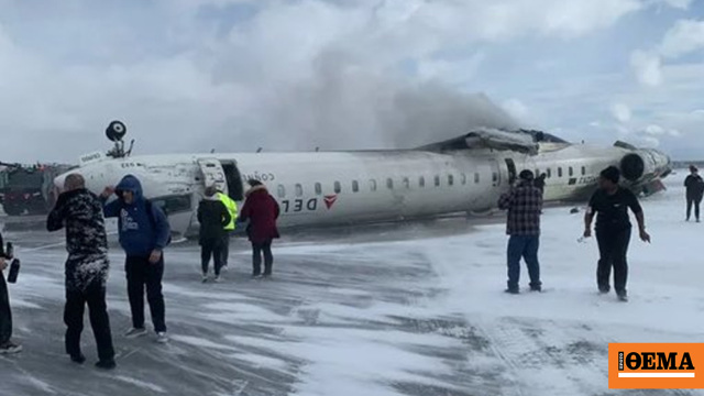 Το αεροπλάνο της Delta αναποδογύρισε μετά από ακραία καιρικά φαινόμενα στο Τορόντο, λέει η CEO του αεροδρομίου